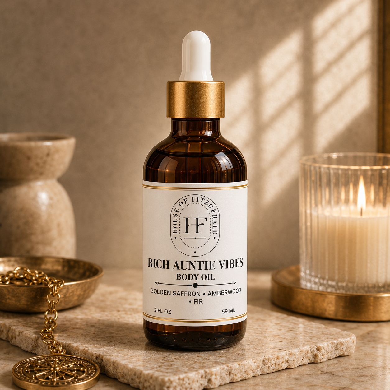 Rich Auntie Vibes Body Oil